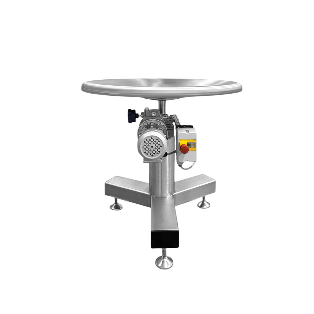 Concave stainless steel rotary table Ø 800 mm Concave stainless steel rotary table Ø 800 mm